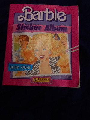 Barbie sticker album used from the 80s and 90s