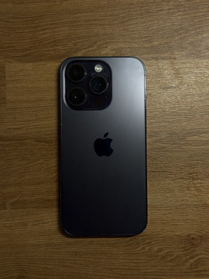 iPhone 14 Pro purple, like new, 128GB, battery replaced