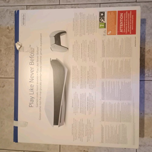 PS5 packaging box like new