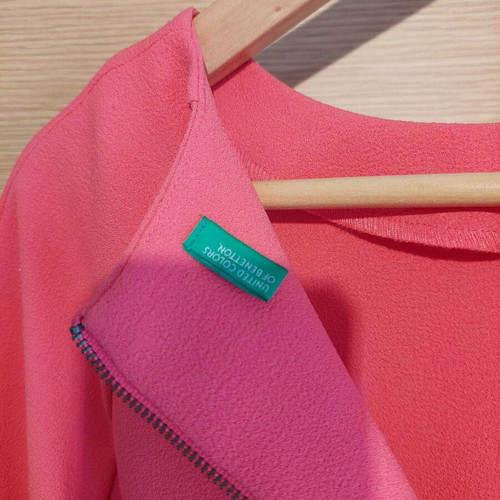 Benetton dress used, size M, pink