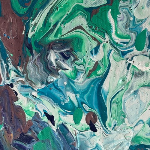 Fluid art handmade