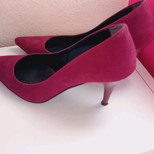 Bordeaux low heels used, size 37