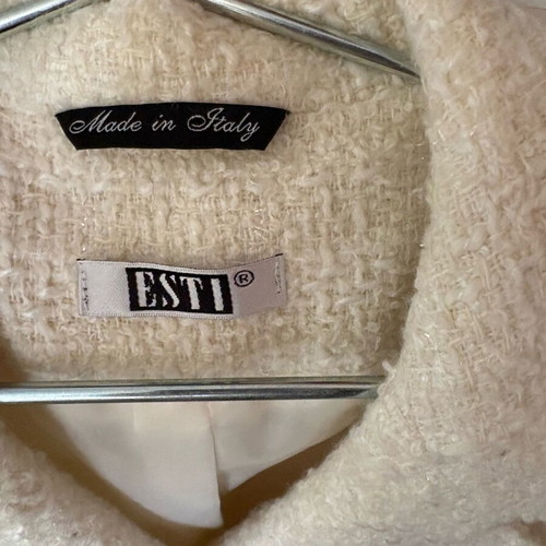 Esty women's suit white like new, size 46