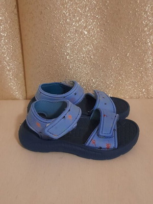 Happy Dinos baby sandals used, size 23, blue