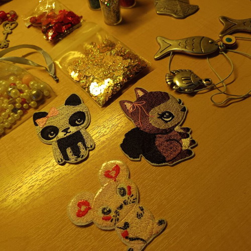 Craft supplies pack new with decorative and packaging materials
