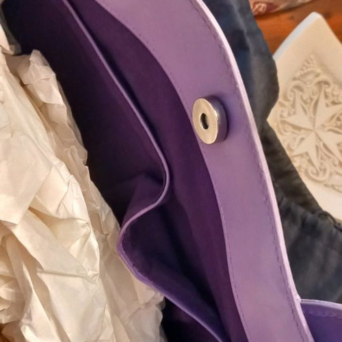 Large branded bag with unique defect