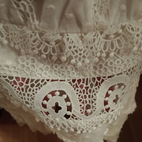 ZINI Boutique white romantic lace dress, size 38