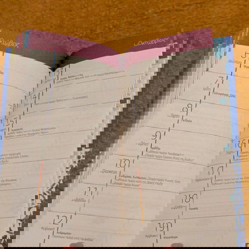 Φαρμακευτική ατζέντα με ημερολόγιο και θερμιδομετρητή καινούργια