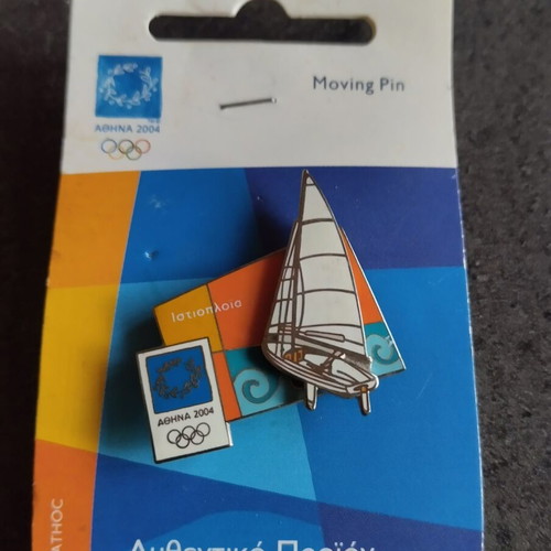 Official Athens 2004 Sailing Pin like new