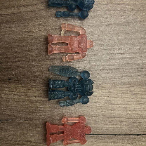 Lucky Cup alien figures used, pack of 4