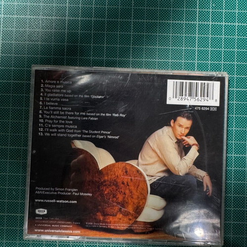 Russell Watson Amore Musica CD used