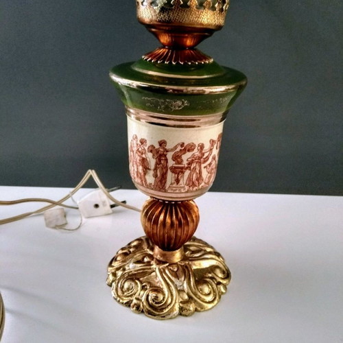 Lamp used with brass base