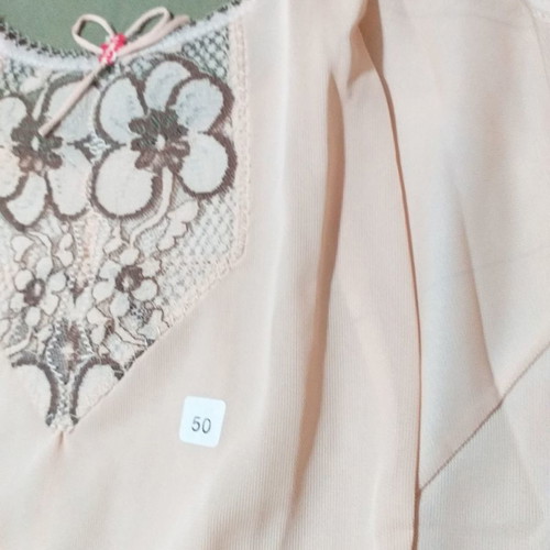 Vintage nylon slip new, size 50, beige