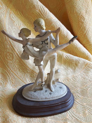 Χορευτές κλασικού μπαλέτου ζευγάρι πορσελάνινο μεταχειρισμένο