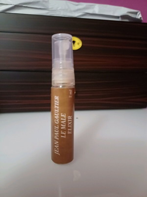 JPG Le Male Elixir 5ml sample used