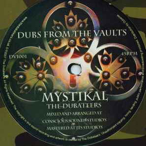 The Dubateers Mystikal vinyl record used, reggae