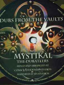 The Dubateers Mystikal vinyl record used, reggae