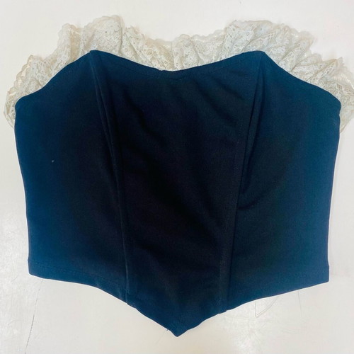 Shein Woman's Black Bustier Size XXS Used