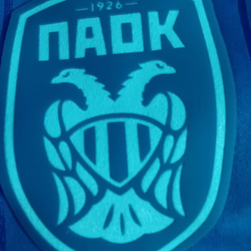 PAOK football jersey 2019 third kit like new, collectible, size small