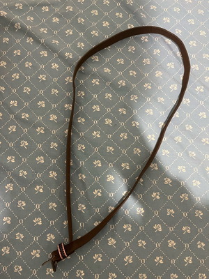 Belts like new, set of 3, multicolored with iron buckle