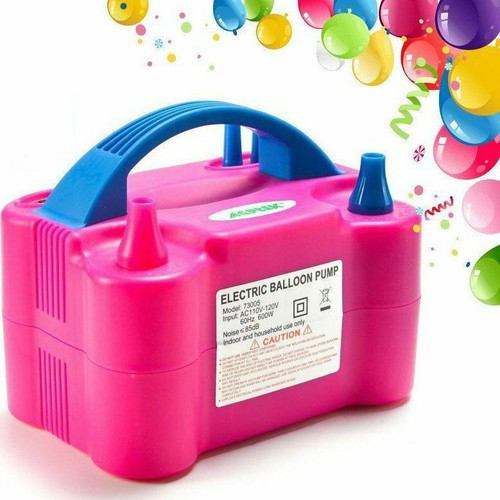 Portable electric balloon pump pink new