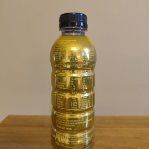Prime Gold London 1 Billion Limited Edition bottle