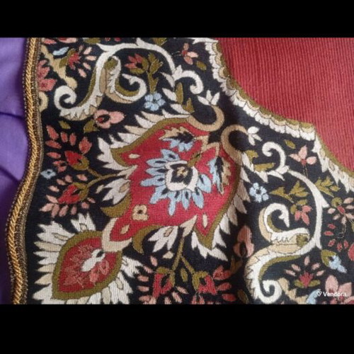Hand-Embroidered Tablecloth new, 78×76 cm