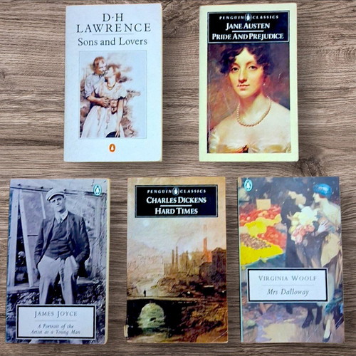 Classic English Literature Collection like new, 5 books