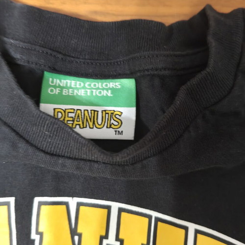 T-shirt Benetton Peanuts like new, size 122 cm, boys 6-7 years