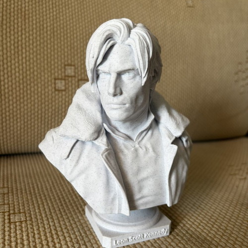 Leon S. Kennedy bust Resident Evil Requiem 3D printed