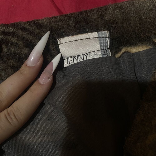 Skirt like new, size XL, black and brown floral pattern