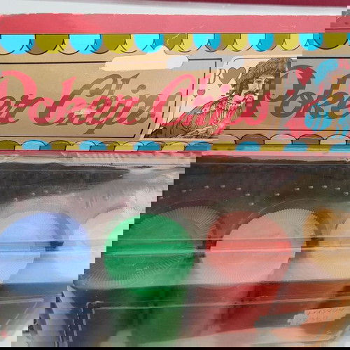 Μάρκες για πόκερ σαν καινούργιες, 2 συσκευασίες των 100 τεμαχίων