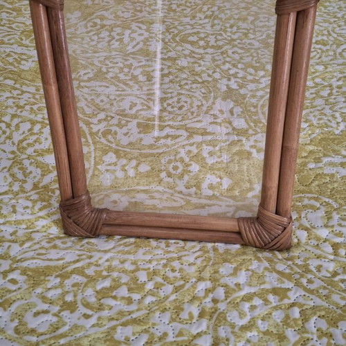 Bamboo wooden frame large, like new 27x31