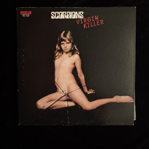 Scorpions Virgin Killer LP Japan 1st Press used, original vinyl RVP-6155