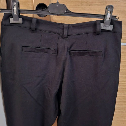 Women's fabric pants like new, size M-L, black