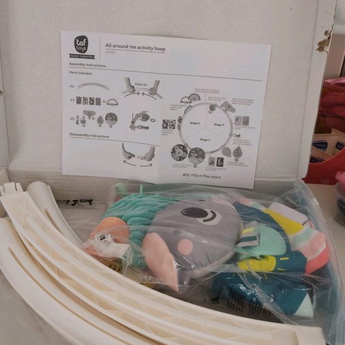 Taf toys Tummy time activity hoop like new