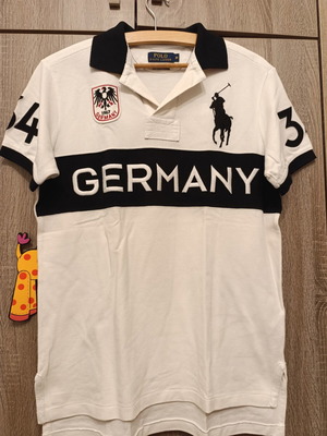 Polo Ralph Lauren T-shirt size M like new, black and white
