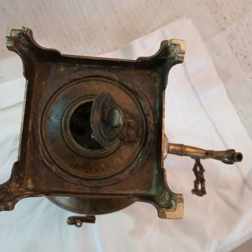 Old Russian Samovar in brass