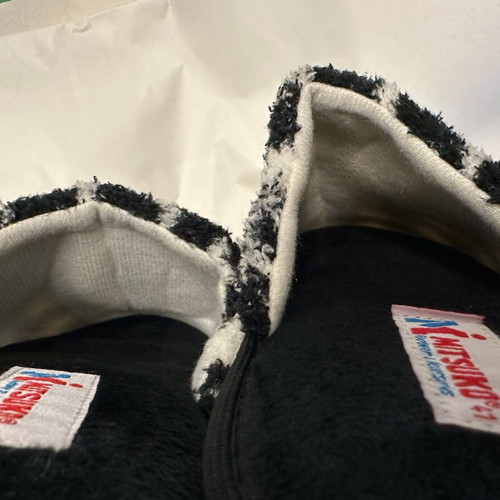 Mitsuko women's slippers size 41 black and white, new