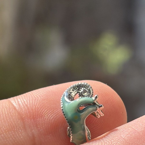 Pandora Pascal Disney color-changing charm, green and silver