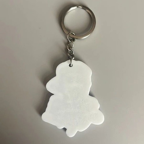 2Pac Keychain new, black and white