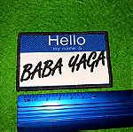  BABA YAGA Patch από την ταινία John Wick movie Πατσάκι με Velrco χιουμοριστικό patch βγαλμένο από την ταινία του Keanu Reeves κολλάει σε επιφάνειες με Σκράτς