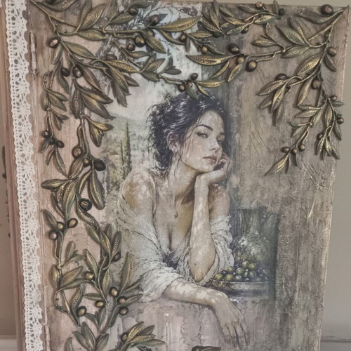 Handmade decorative book from MDF, 26×30×8 cm