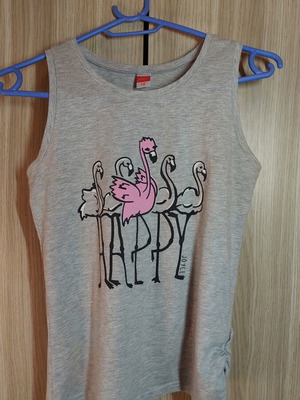 Joyce girls' t-shirt size 12, like new, grey