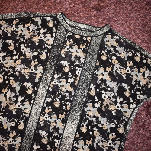 Kenzo Paris Silk Top Oversize size 44 like new, colorful