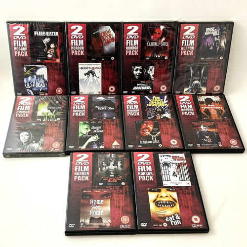 20 Film Horror Pack DVD box set like new