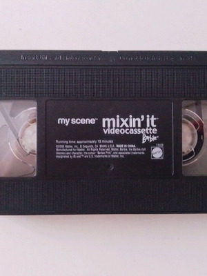 ΒΙΝΤΕΟΚΑΣΈΤΑ BARBIE MIXIN'IT VINTAGE VHS TAPE ΚΙΝΟΥΜΕΝΑ ΣΧΕΔΙΑ