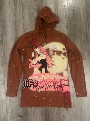 Crystal Rock by Christian Audigier Nightlife Limited Edition women's sweatshirt size L new