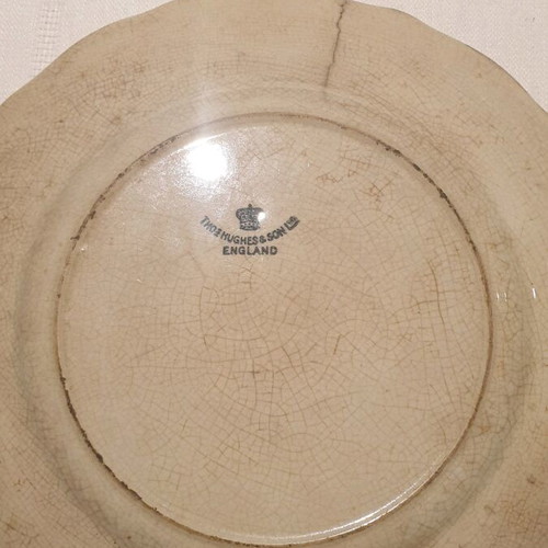 Plate English porcelain vintage used
