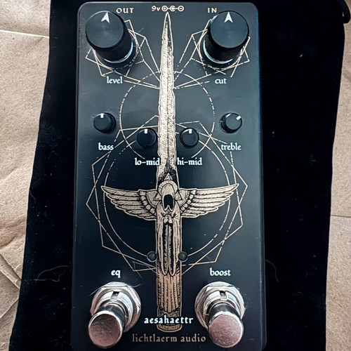 Lichtlaerm Audio Aesahaettr Modern Metal Boost pedal like new